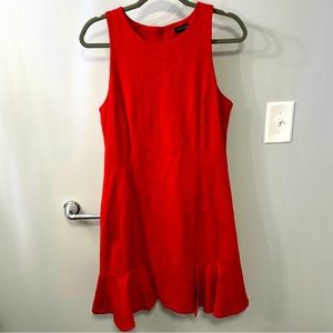 Banana republic red mermaid sheath dress